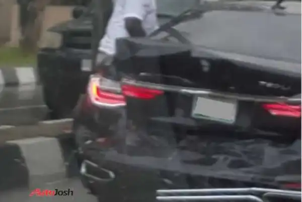 Gbese Re O! BMW 750li Xdrive With Estimated Cost Of N58 Million Bashed In Lagos